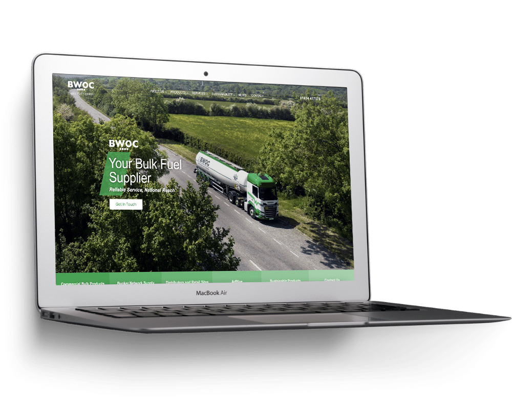 Image of BWOC on a laptop