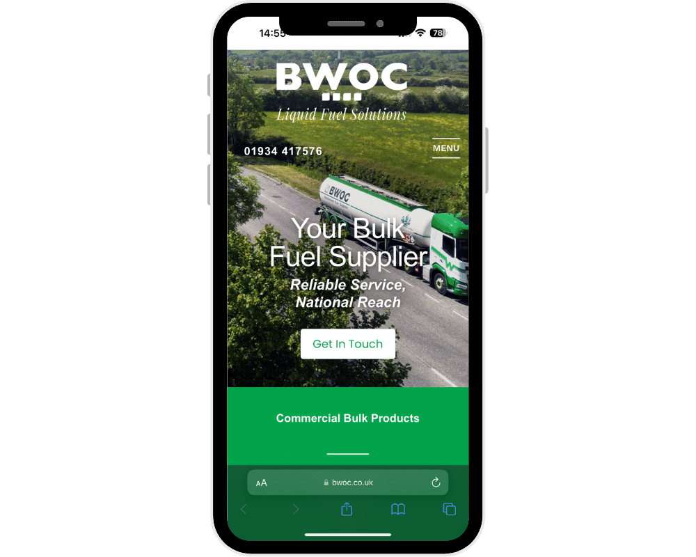 Image of BWOC on a mobile