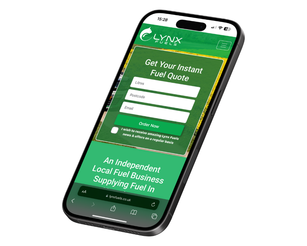 Image of Lynx Fuels on a mobile